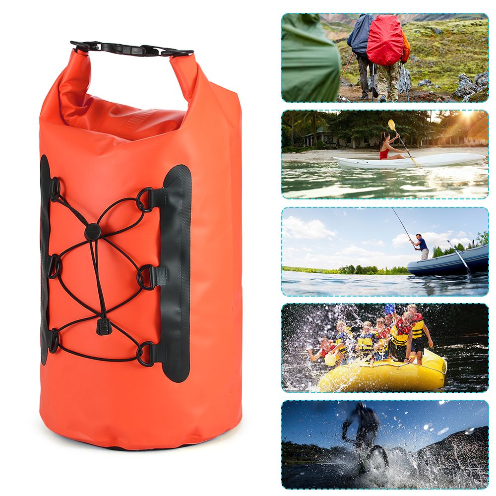 Waterproof Pvc Dry Bag 15l Outdoor Diving Foldable Men Bag