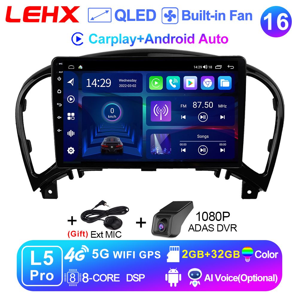 Pro 5G HIFI QLED Car Android 11 Radio Multimedia Video
