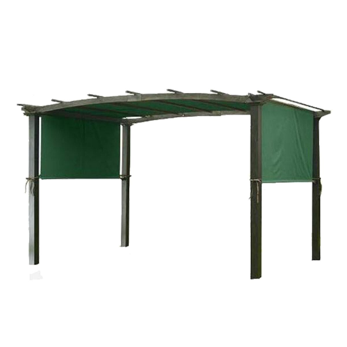 17x6.6FT Anti-UV Sun Shade Pergola Canopy Outdoor Camping Cover Gardening Patio Shelter Green