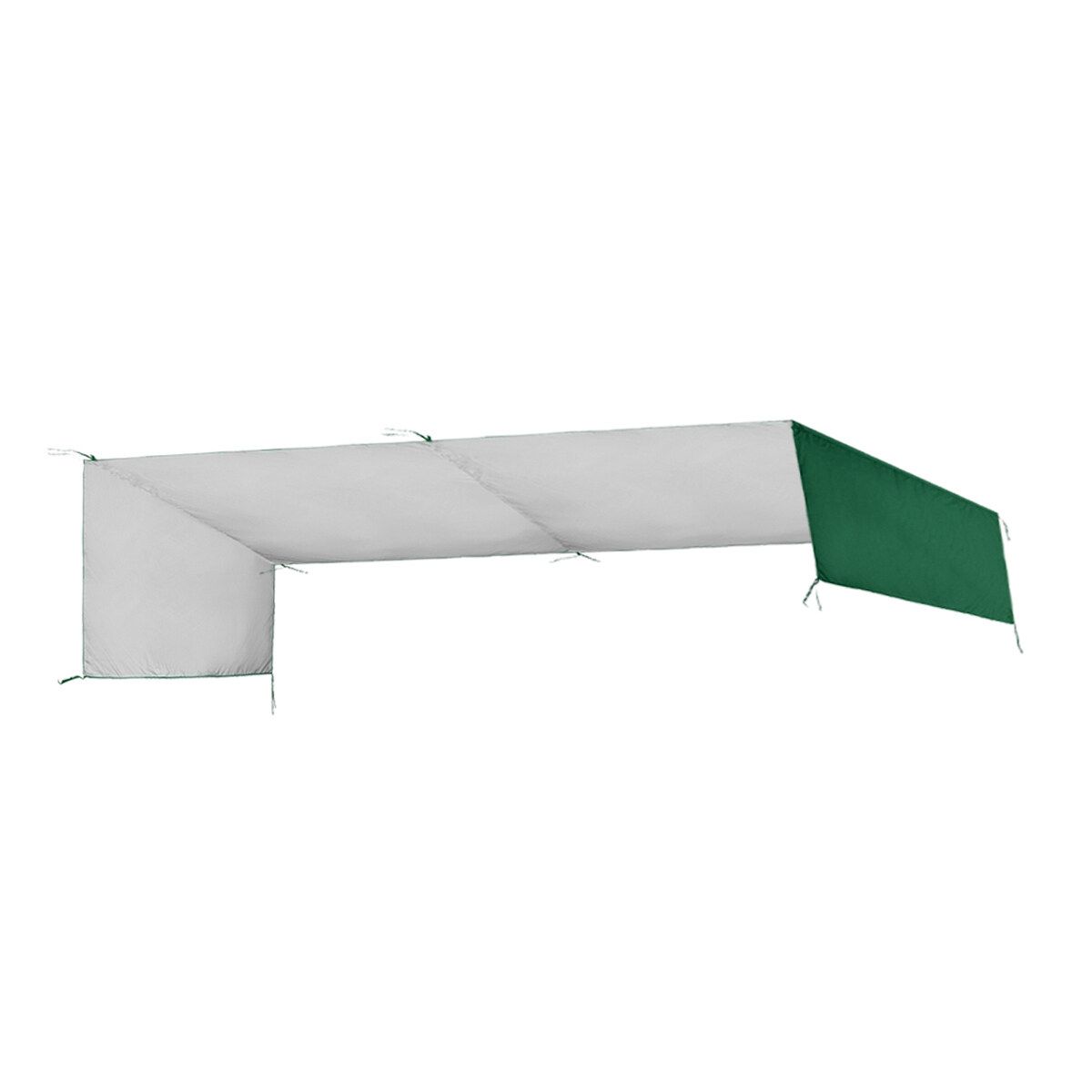 17x6.6FT Anti-UV Sun Shade Pergola Canopy Outdoor Camping Cover Gardening Patio Shelter Green