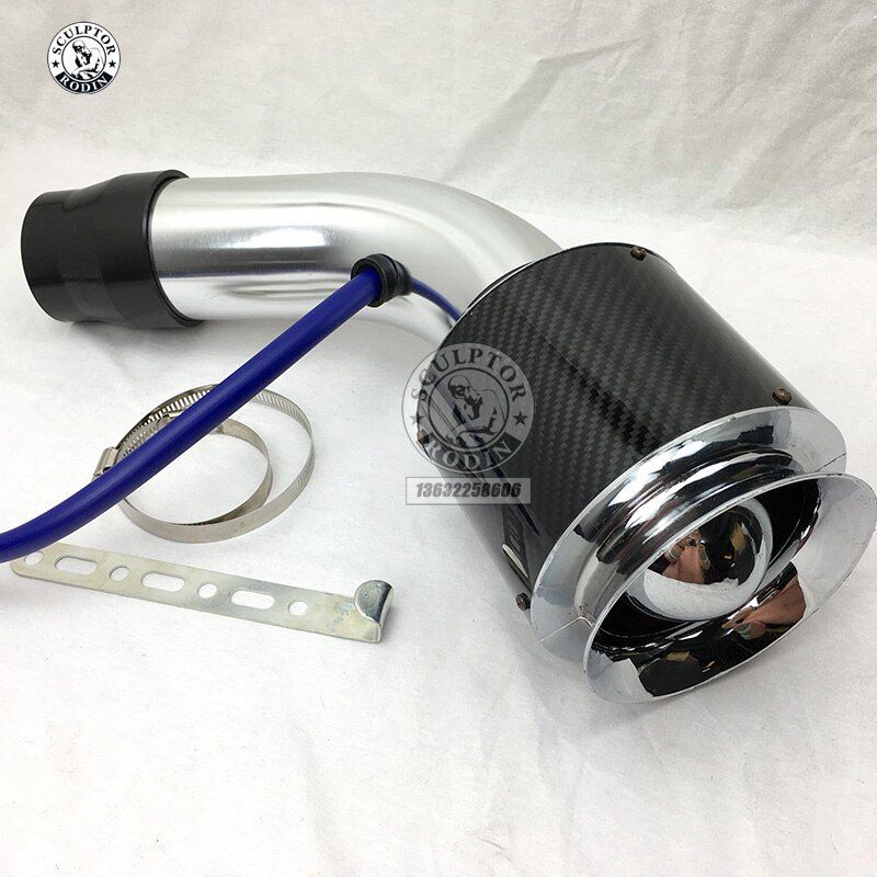 Universal 3" Car Cold Air Intake Induction Pipe Kit Filter