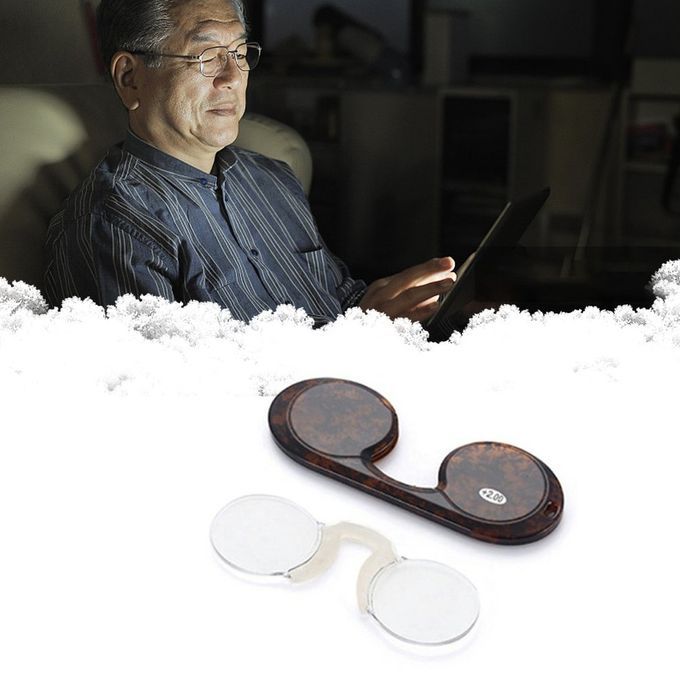 Frameless Presbyopia Gl Es Portable Soft Sili One Nose  Lip Presbyopia Gl Es  Lip Nose Reading Presbyopia Gl Es-Hawksbill-250°