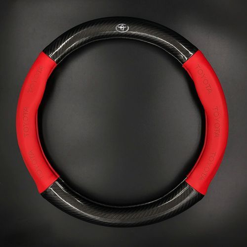 2021 CJH Carbon Fiber Car Steering Cover For Toyota Cars