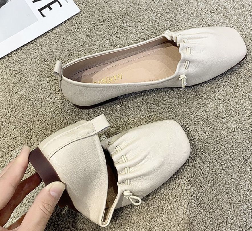 Authentic Leather Flat Shoes For Women