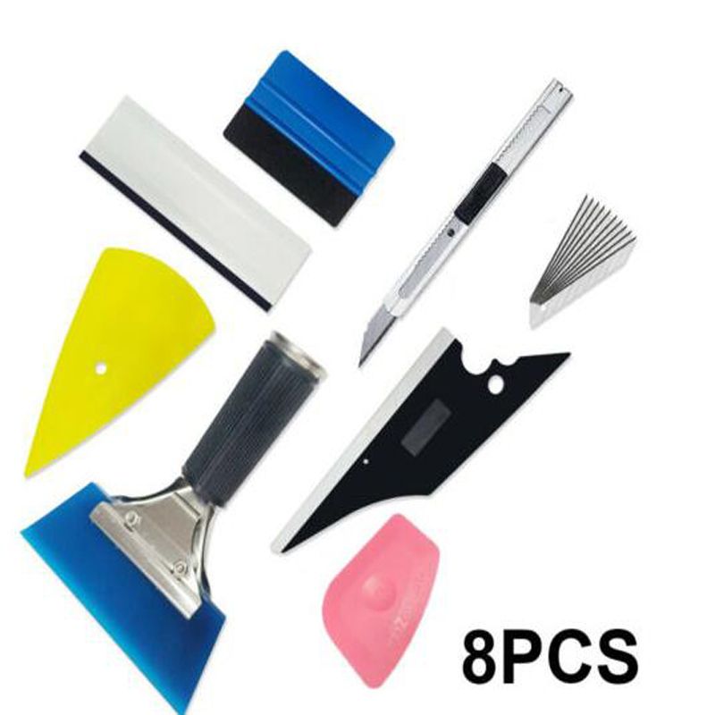 8 Pcs/set Car Protective Car Film Window Tint Install Tool