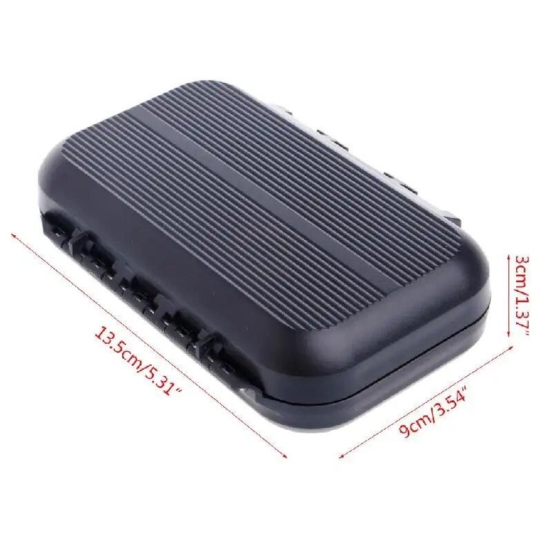 Portable Fishing baits case Waterproof Dual-Layer Fly Fishing Bait Storage Case Box