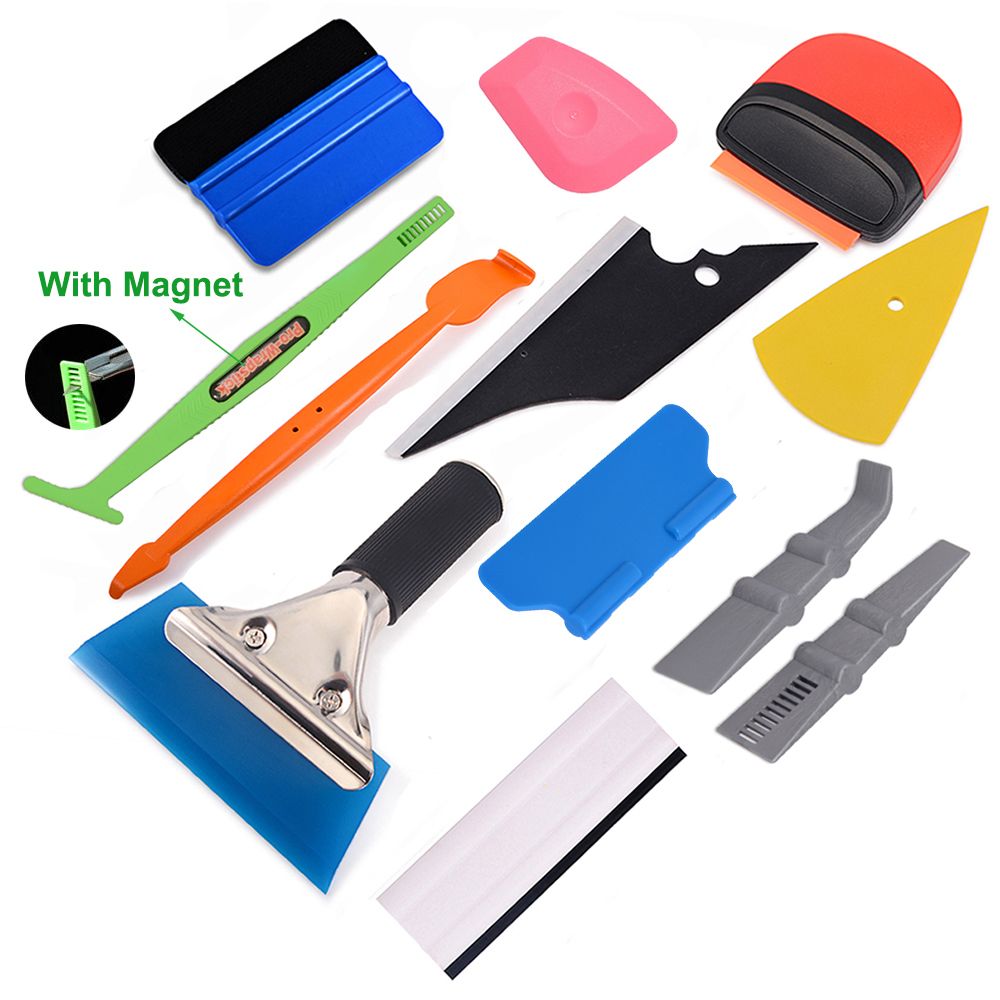 Carbon  Film Magnet Squeegee Ser Vinyl Car Wrap Window Tint