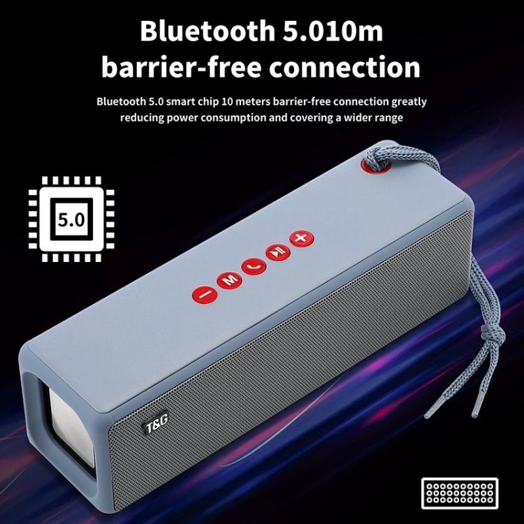 T&G TG271 TWS Subwoofer Bluetooth Speaker With Braided Rope