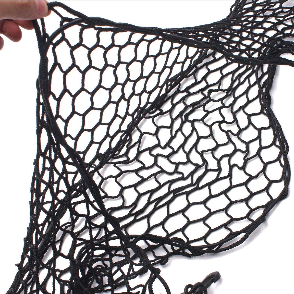 Elastic Mesh Net 90x30cm Black Nylon Car Trunk Rear Cargo Organizer Storage NEW