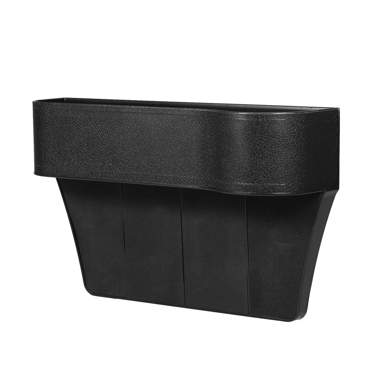 2pcs Black Car Organizer Seat Carriage Bag PU Case Pocket