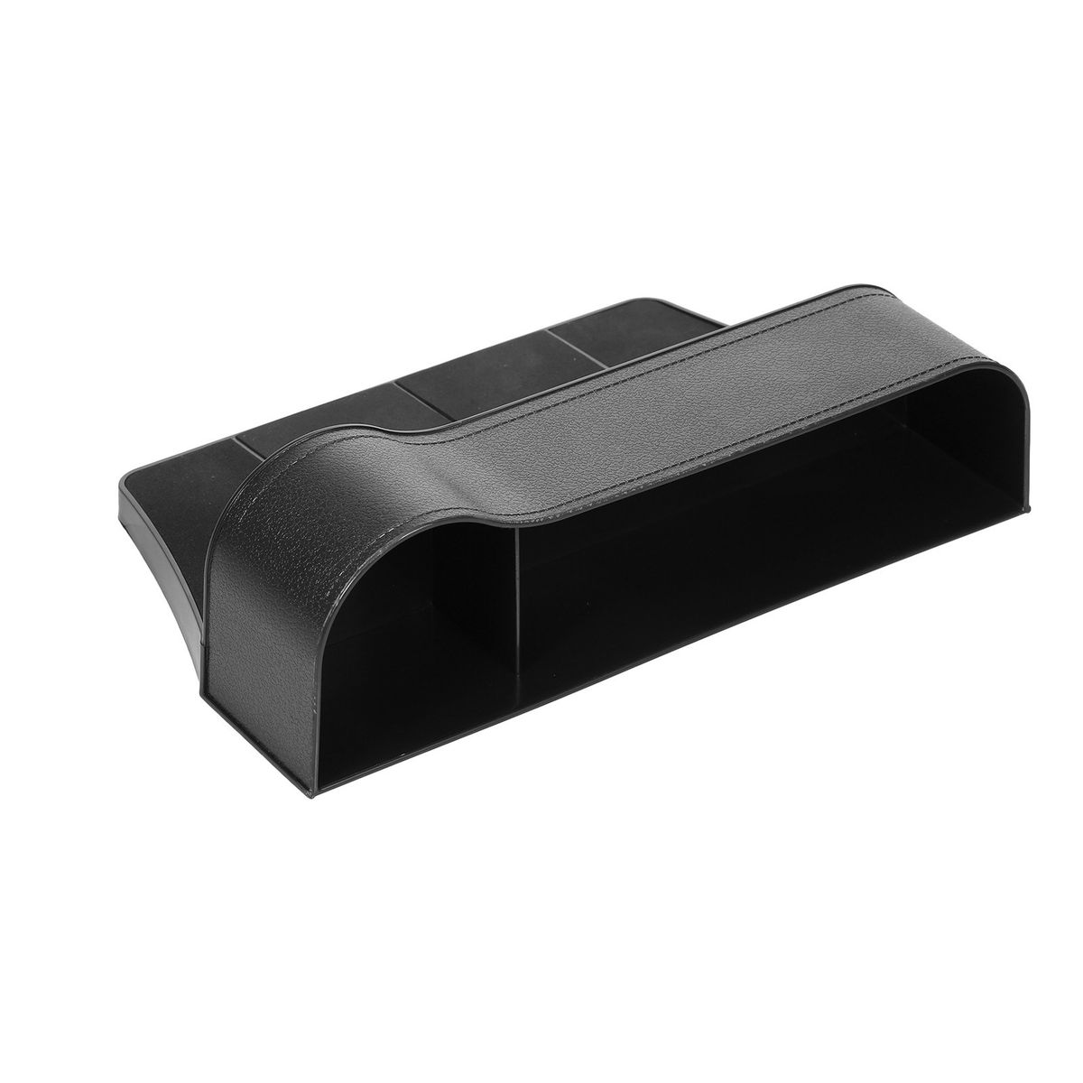 2pcs Black Car Organizer Seat Carriage Bag PU Case Pocket