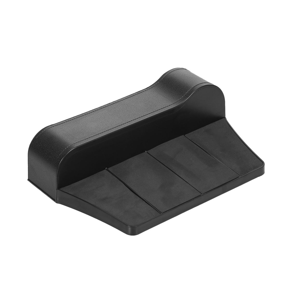 2pcs Black Car Organizer Seat Carriage Bag PU Case Pocket