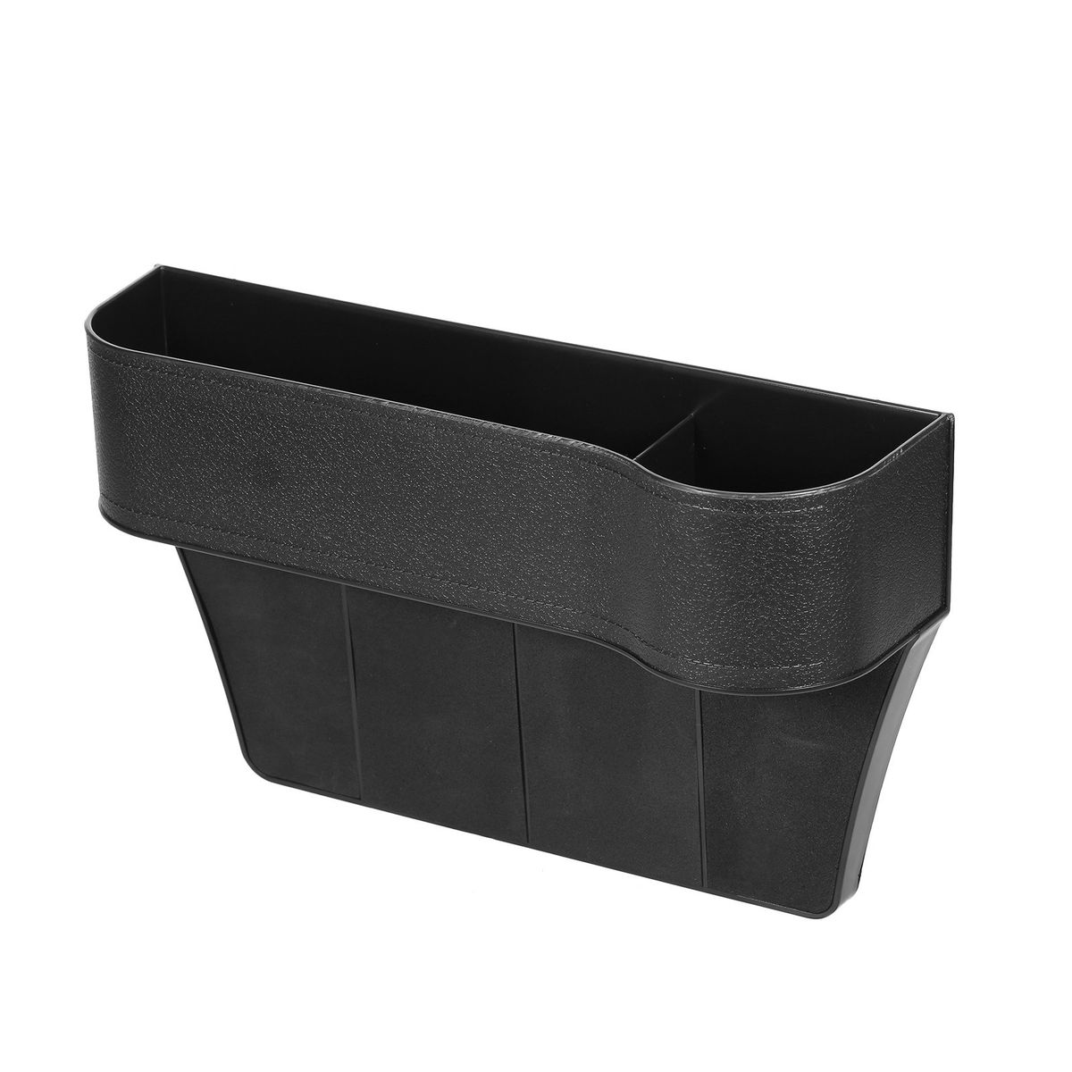 2pcs Black Car Organizer Seat Carriage Bag PU Case Pocket
