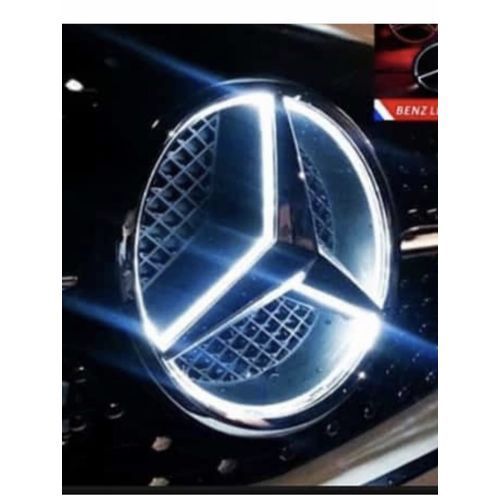 Mercedes Benz Formatic White Front Grille LED Logo/emblem