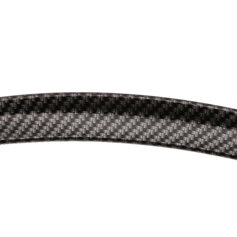 Universal Car Mud Flaps Splash Guard for Fender Flare Wheel Eyebrow Cover with Carbon Fiber Grain Moulding Trim Protector Lip 2PCS