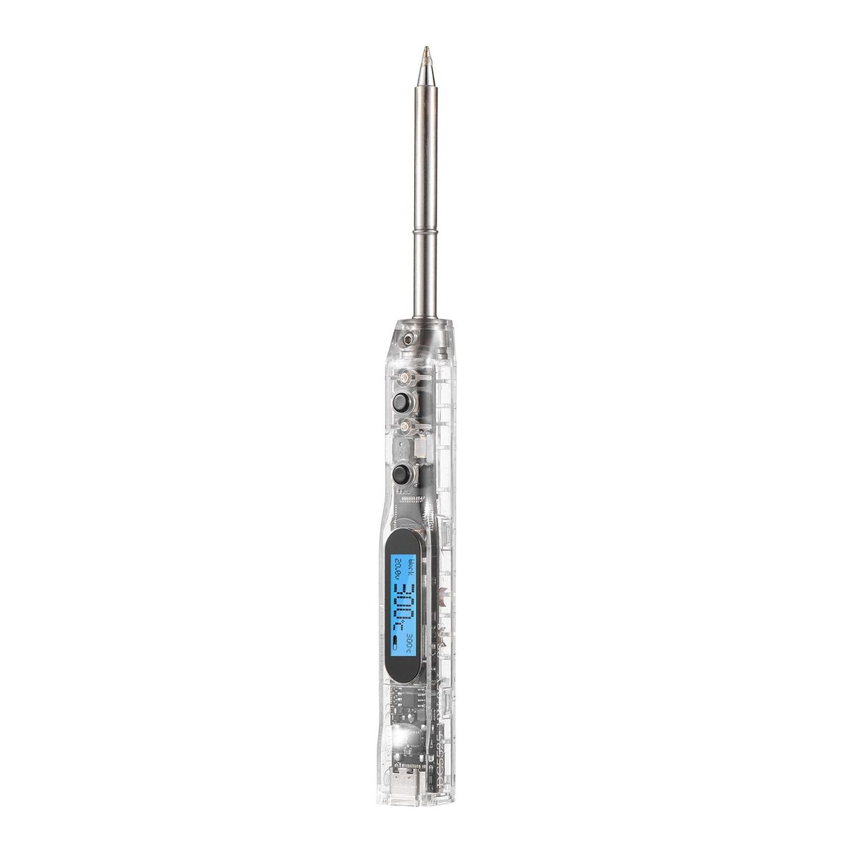 SI012 Intelligent OLED Electric Soldering Iron Sensitivity Adjustable Built-in Buzzer Suitable for T12