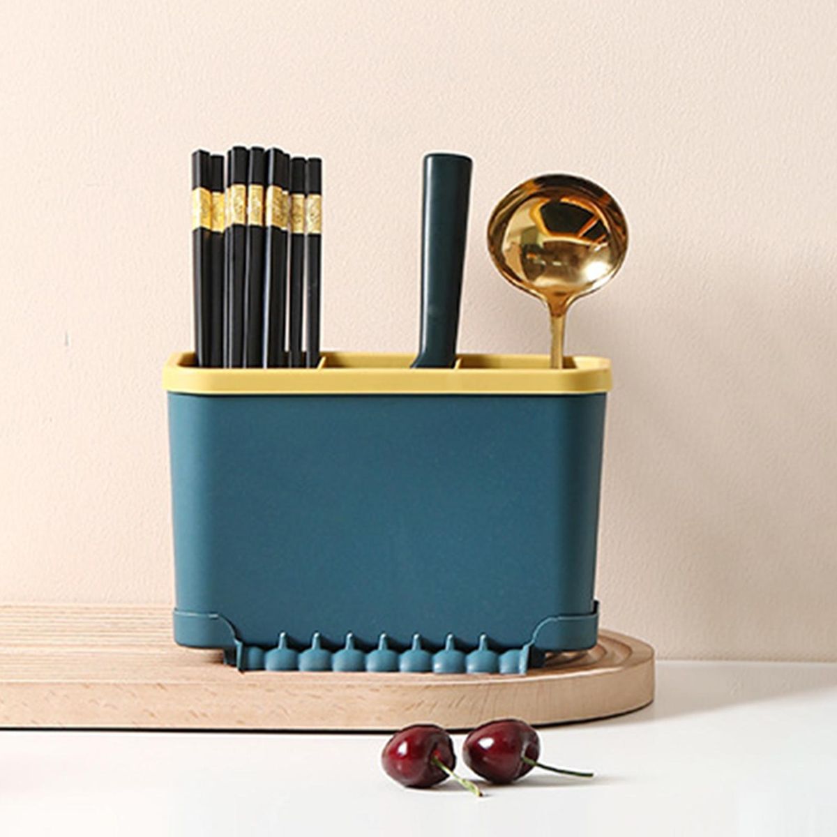 Chopstick Case Spoon Fork Chopstick Organizer Blue