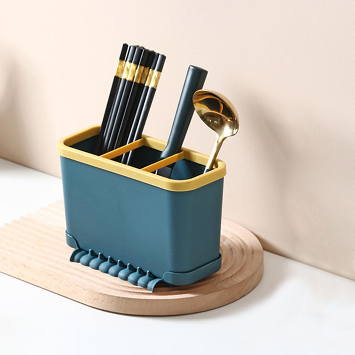 Chopstick Case Spoon Fork Chopstick Organizer Blue