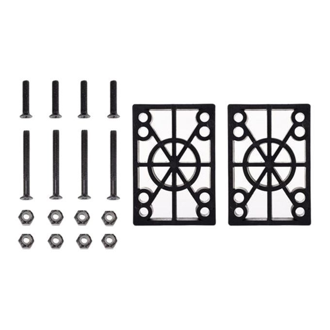 Flat Skateboard Riser Pads Longboard Truck Damping Thickness 12mm A