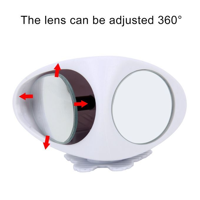 3R-046 360 Degrees Rotatable Right Blind Spot Sideistant Mirror For Auto Car