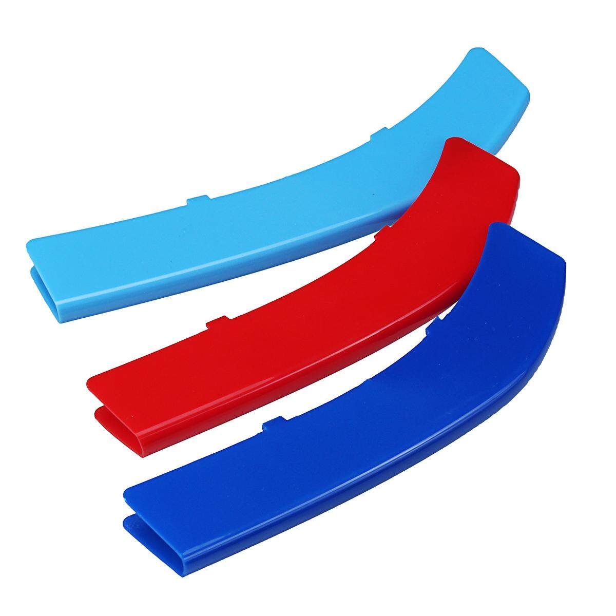 M For BMW 5 Series F10 F18 Sport Front 3D Plastic Kidney Grill Cover Clip