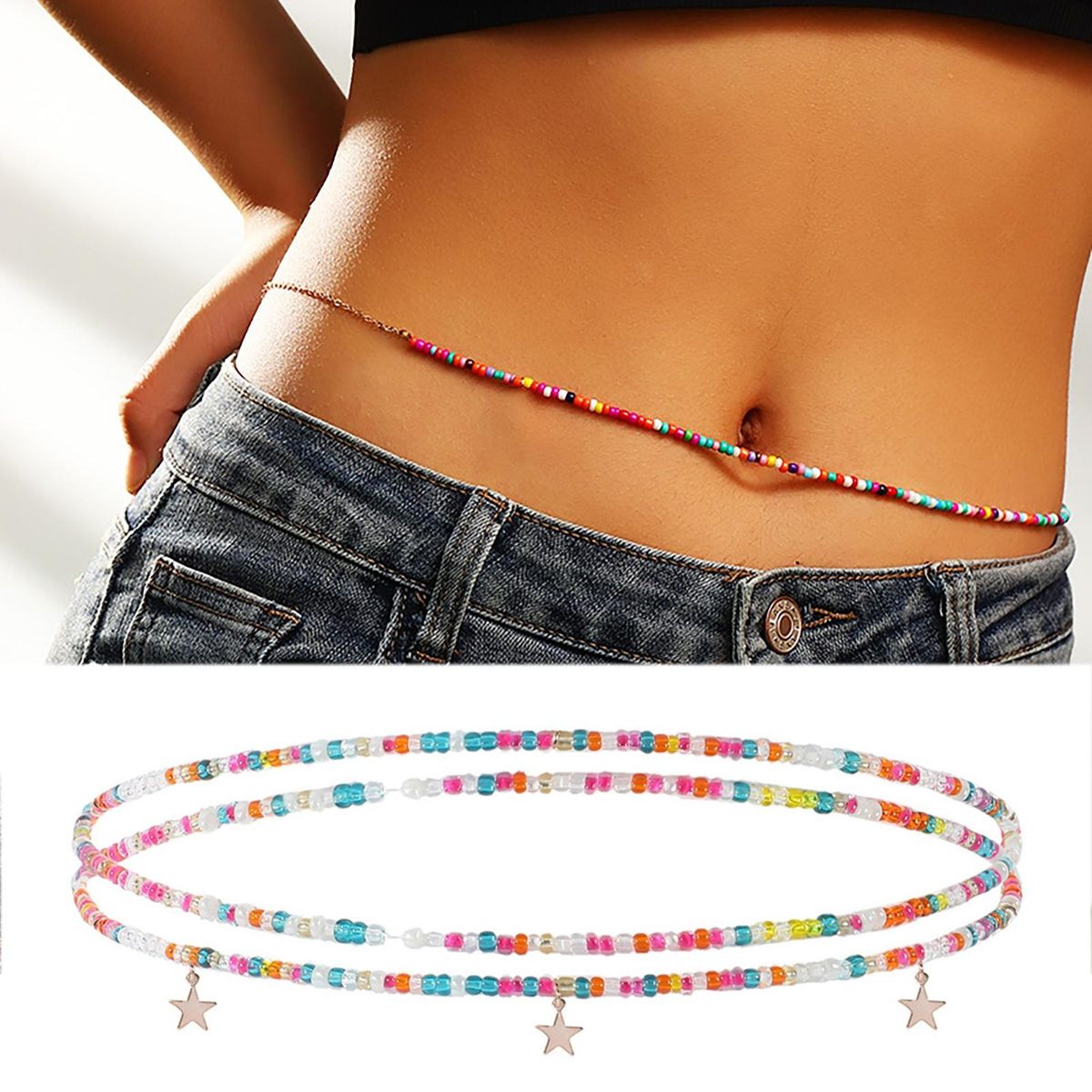 Body Chain Bohemian Layered Waist Chain A