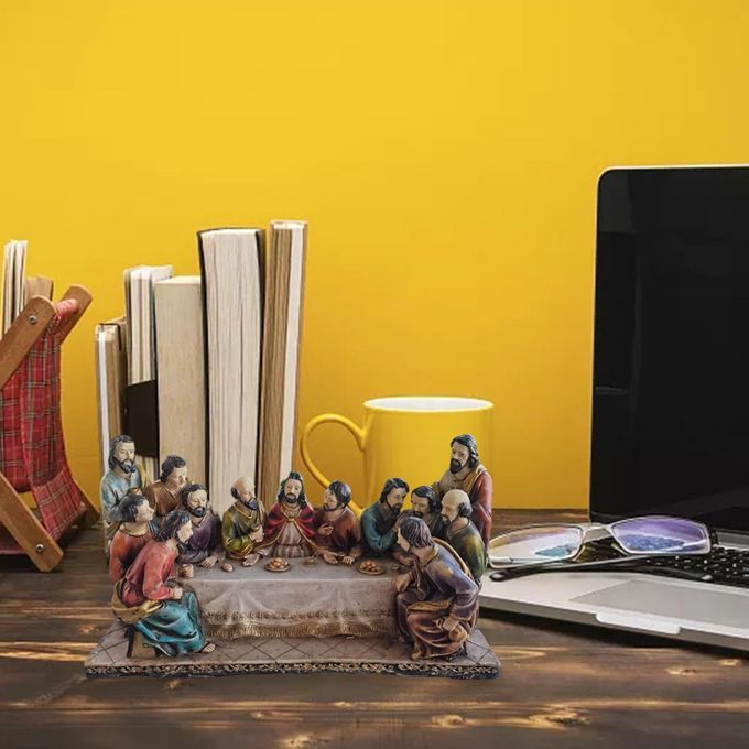Resin The Last Supper Decorative Statue For Home Living Room Ornaments