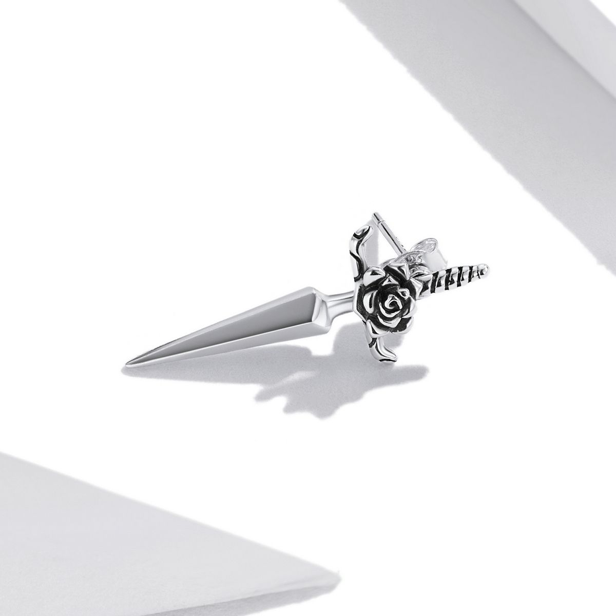 Rose Dagger Ear Stud