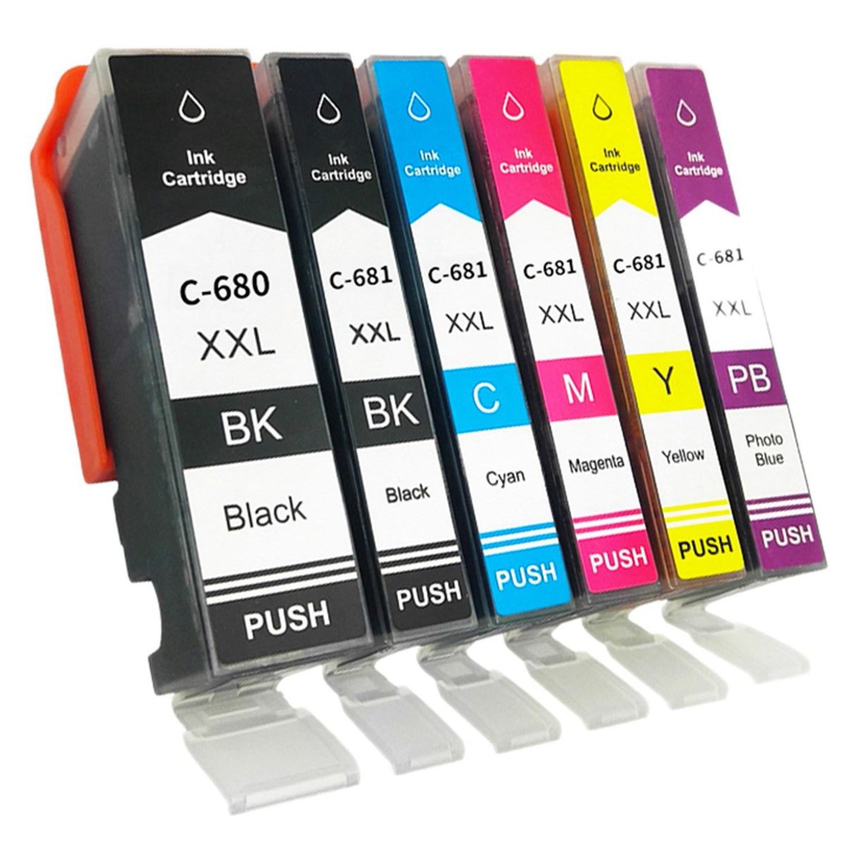 Printer Cartridge Chip Cartridge Ink Cartridge Suitable for CanonP GI-580XXL CLI581XXL TS8150 TS8152 TS8250