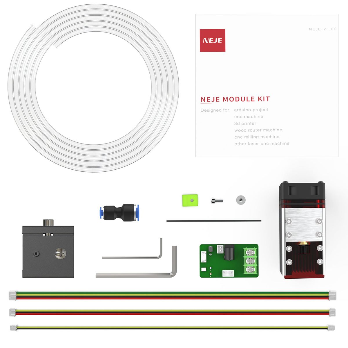Upgraded 30W Focusable Laser Module Kit Optimized Air Assist