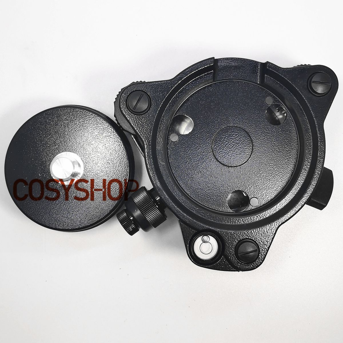 Black Tribrach With Optical Plummet & GPS Tribrach Adapter Carrier With 5/8