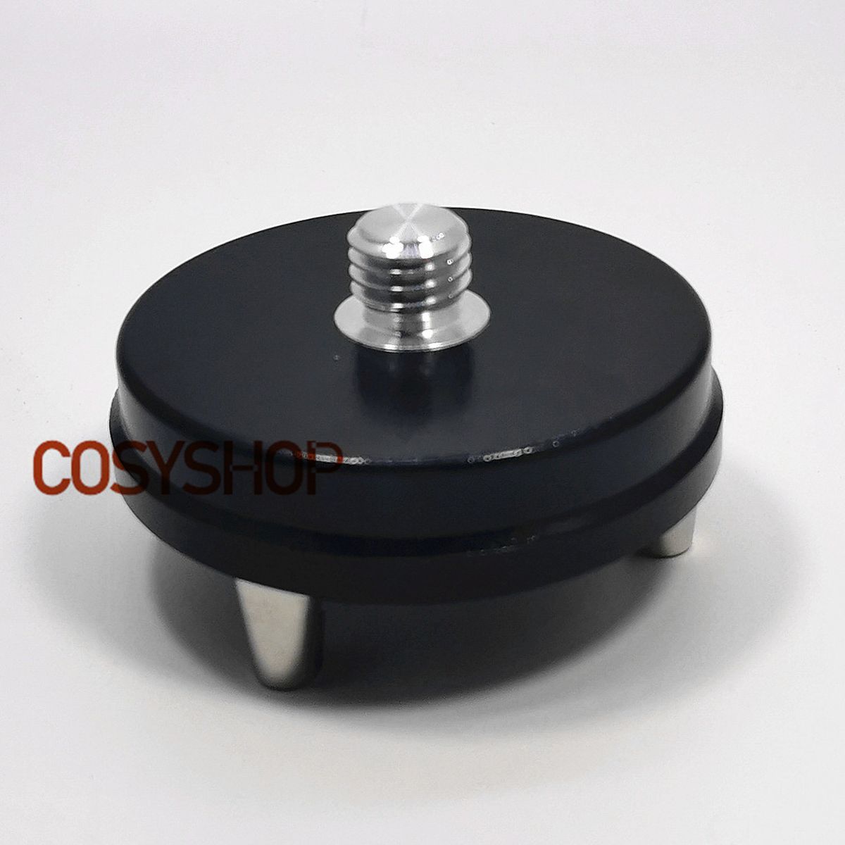 Black Tribrach With Optical Plummet & GPS Tribrach Adapter Carrier With 5/8"x11 Mount Rotate Screw For Total Station GPS GNSS-Tribrach And Adapter