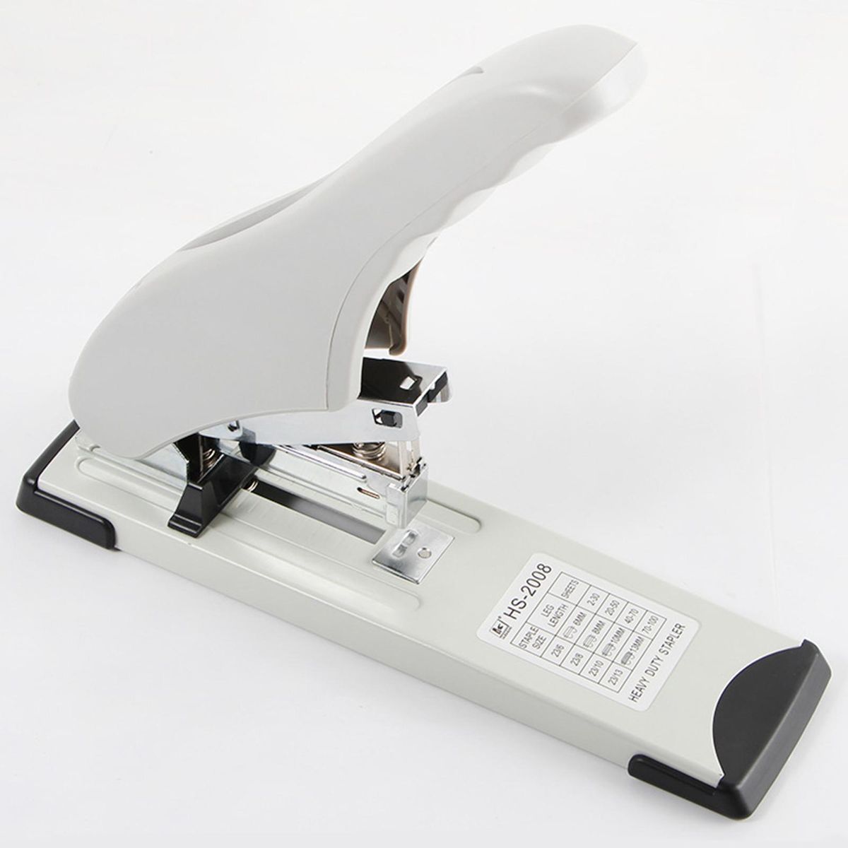 Heavy Duty Stapler 100 Sheet Capacity Durable Desktop Stapler Reduced Effort Paper Binding Stapling Machine for Home Office School Stationery Supplies