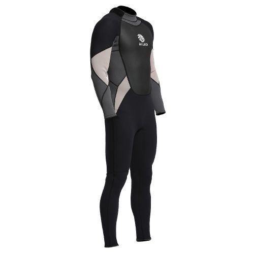 Men's 3mm Back Zip Full Body Wetsuit Swimming Surfing