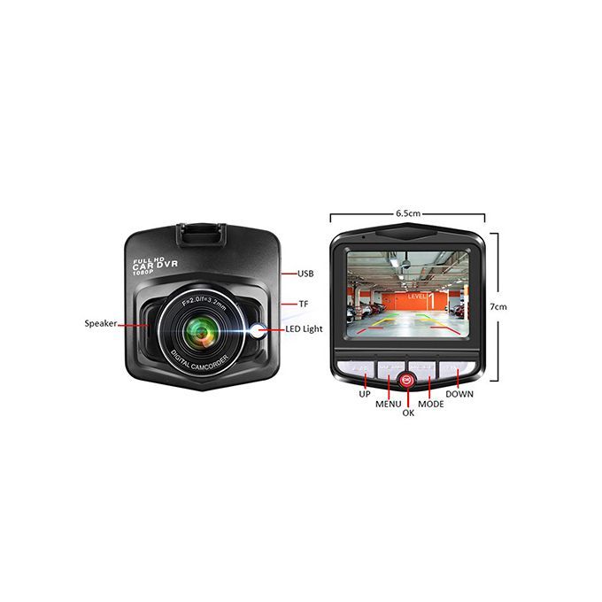 2.4'Driving Recorder HD 1080P Video Recorder Video Night Vision Loop Recording