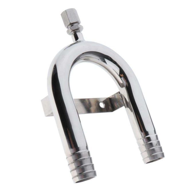1" Vented Loop Stainless Steel Anti-siphone Valve Marine RV Toilets