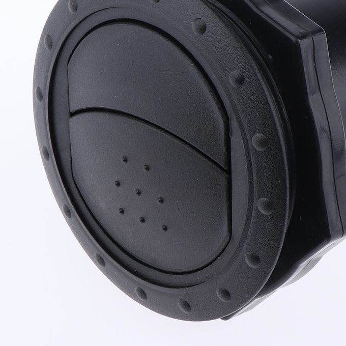 RV Yacht Interior Side Roof Air Vent Ventilation Outlet Black 70x45mm