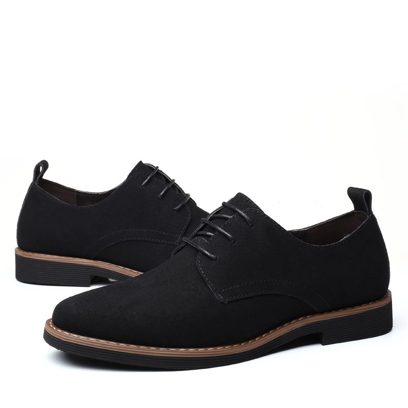 Formal Shoes For Men Suede Leather Shoes Business Wedding Footwear