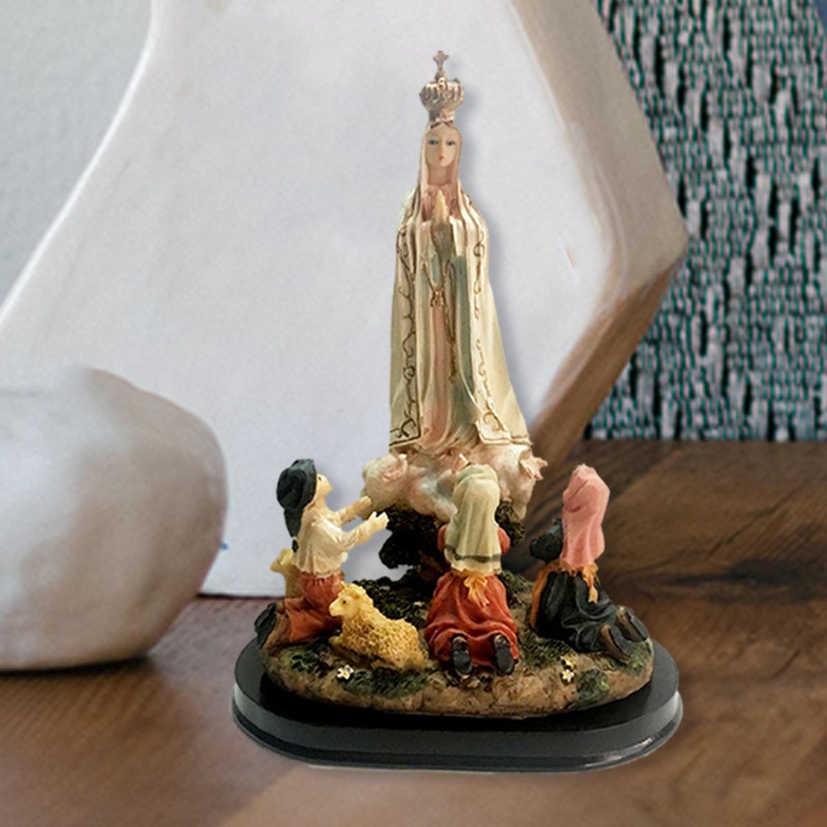 Catholic Virgin Mary Holy Our Lady Of Lourds Fatima Ornament For