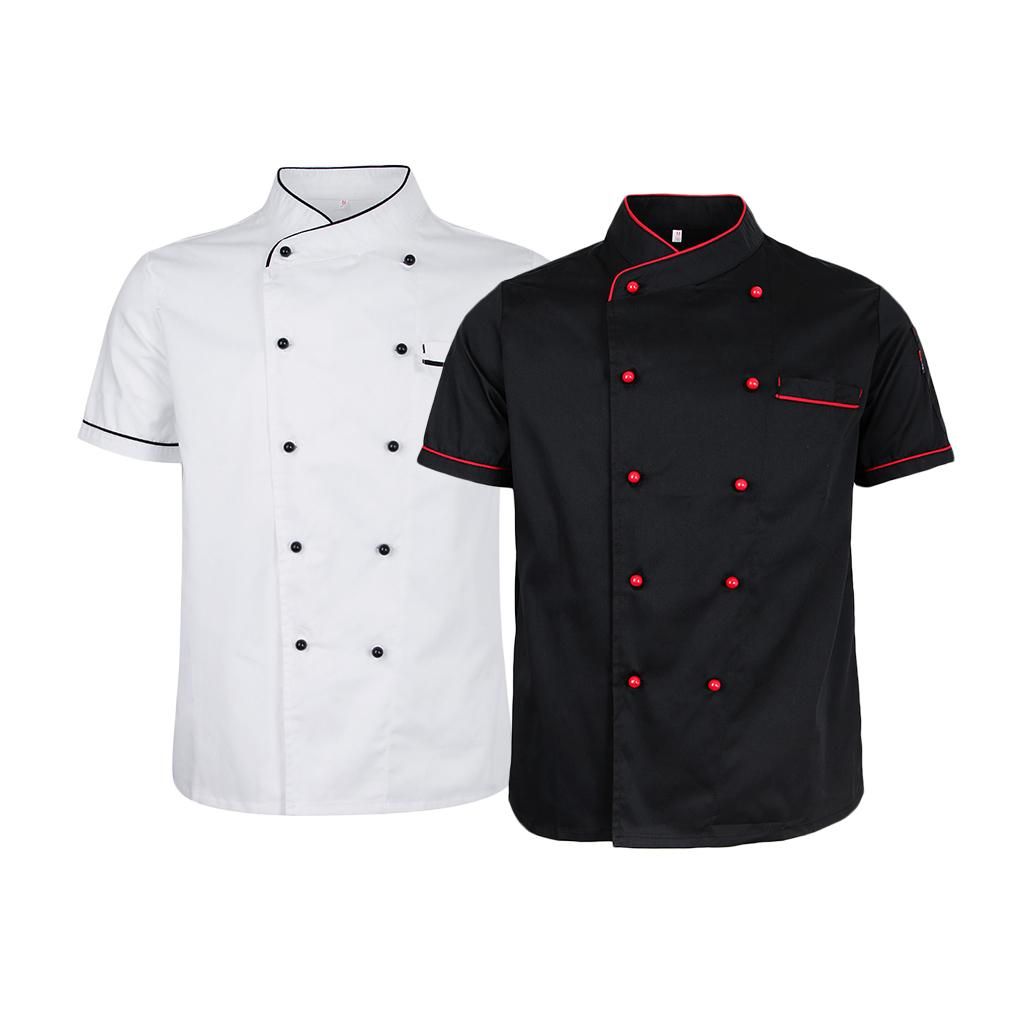 Summer Breathable Chef Jacket Coat Kitchen 2XL White