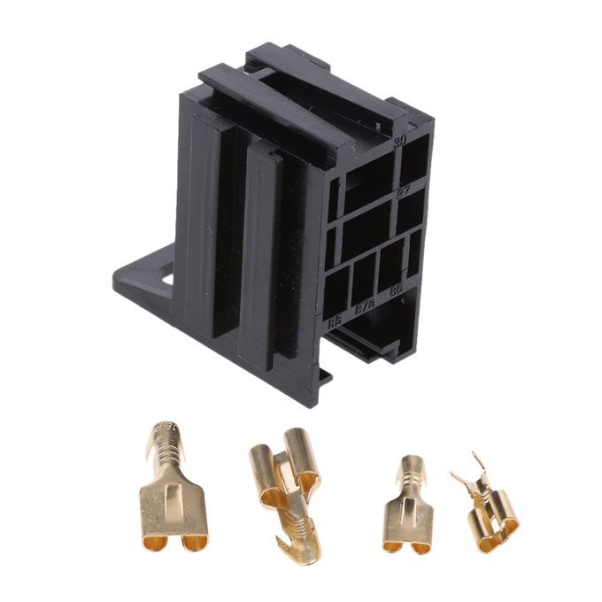 12V 4 Pin 30 Amp Automotive Relay Socket Holders Mounting Base With