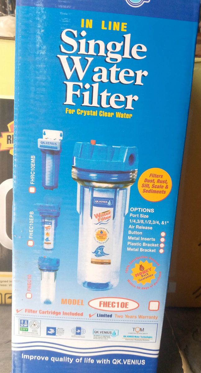 IN LINE Single Water Filter With PPF Cotton Single
