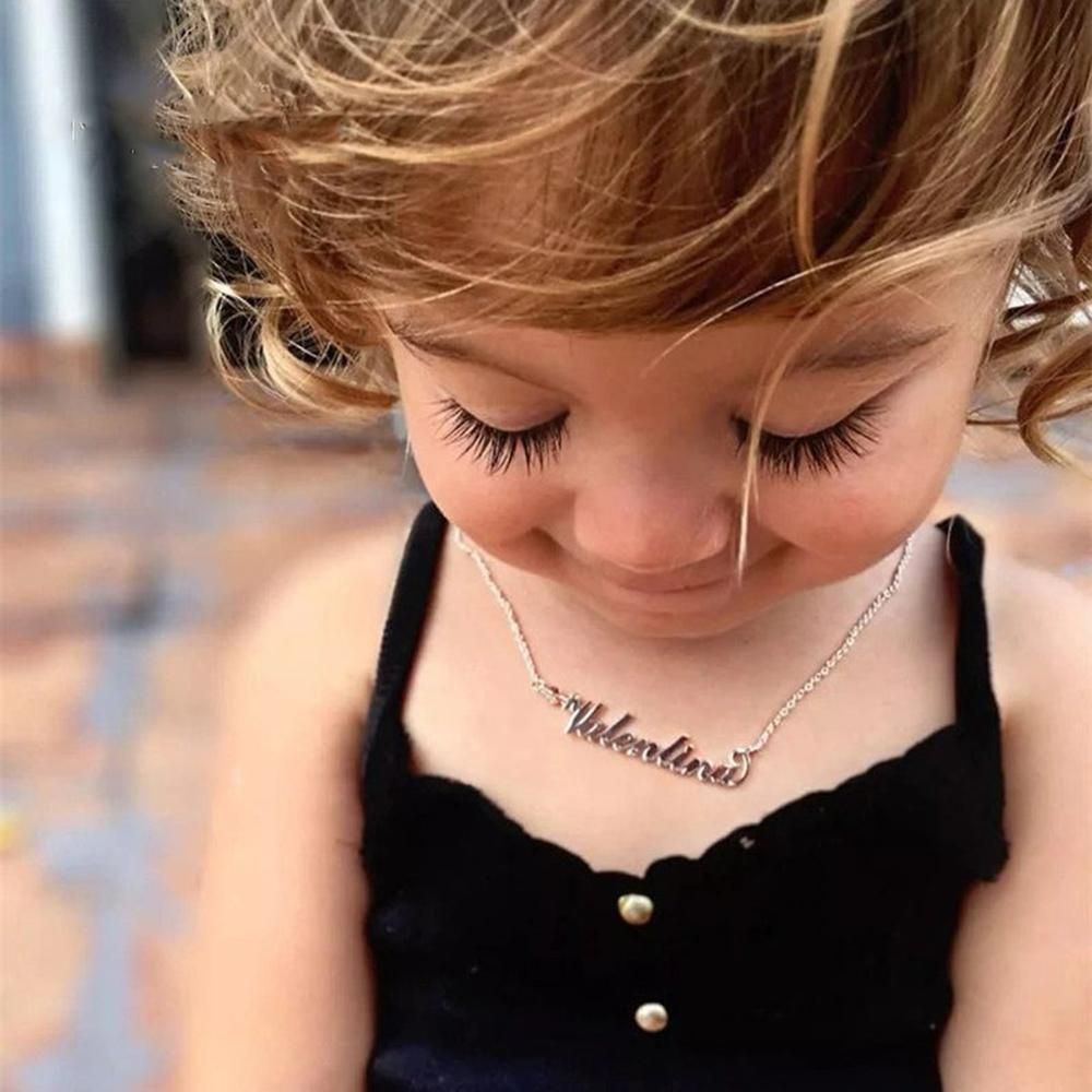 2022 Stainless Steel Baby Jewelry Custom Name Necklace Customized Necklace Name Girls Necklace For Children Women Necklace