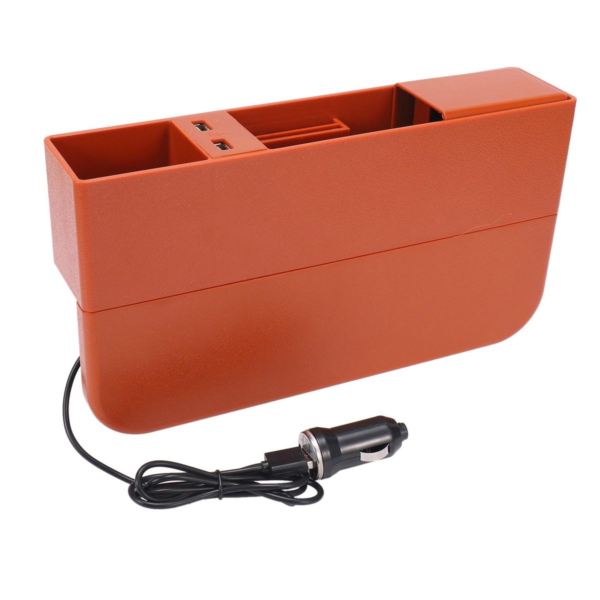 Car Seat Side Pocket,With Coin Holder 2 Usb Ports Gap