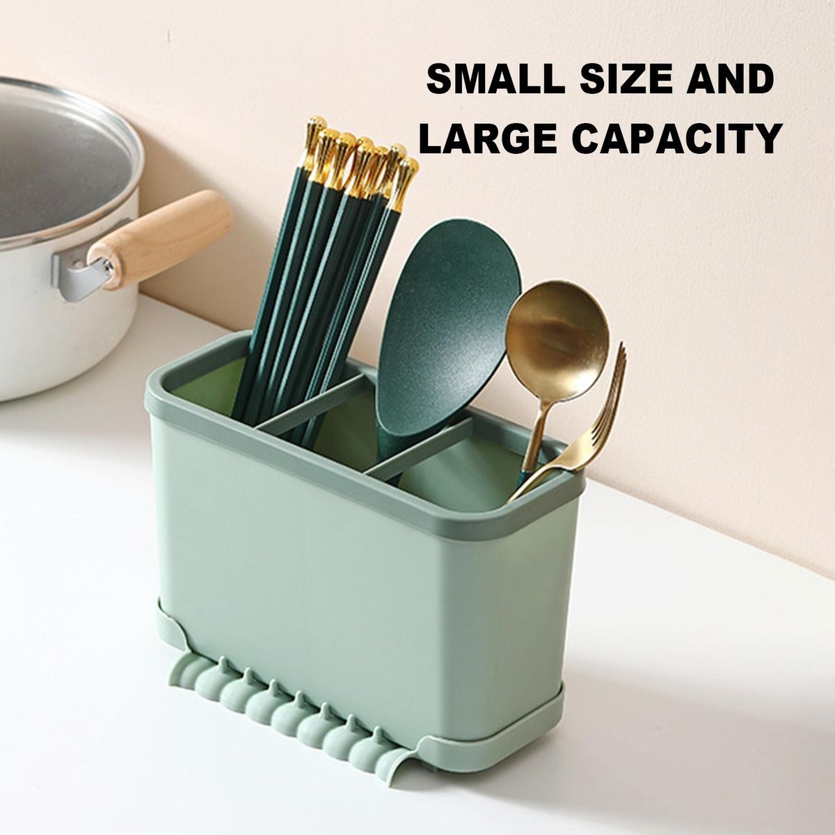 Chopstick Case Spoon Fork Chopstick Organizer Green