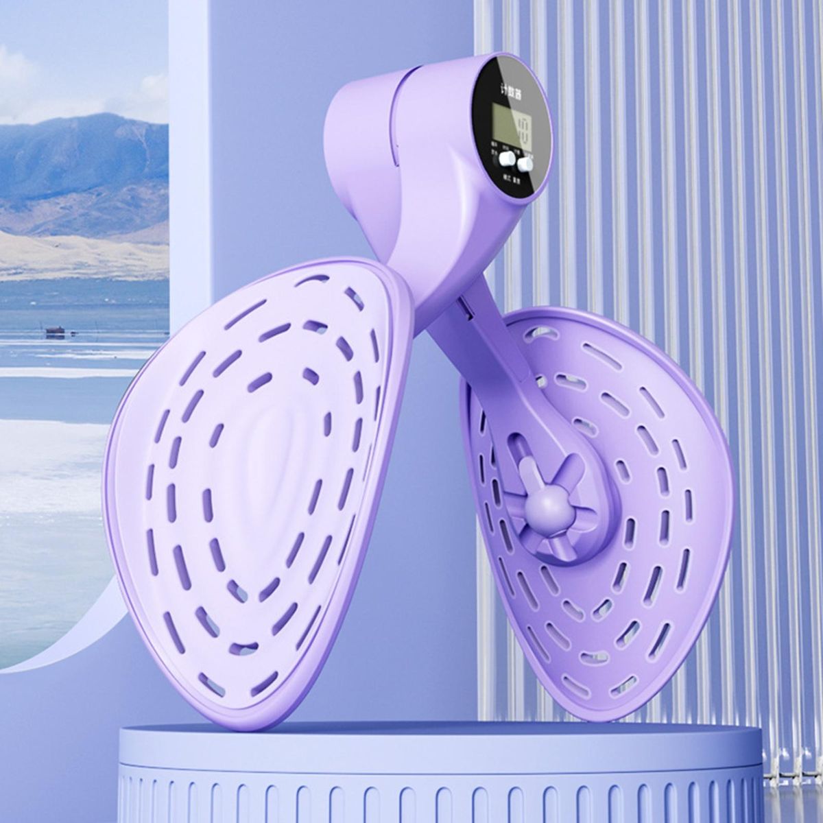 Leg Clamp Device Leg Thigh Hip Strengthening Device Purple