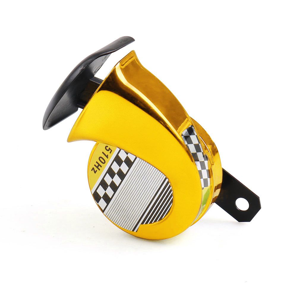 Waterproof 12V DC 130dB Snail Air Motorcycle Horn Siren Loud 510Hz For Car Truck Motorbike