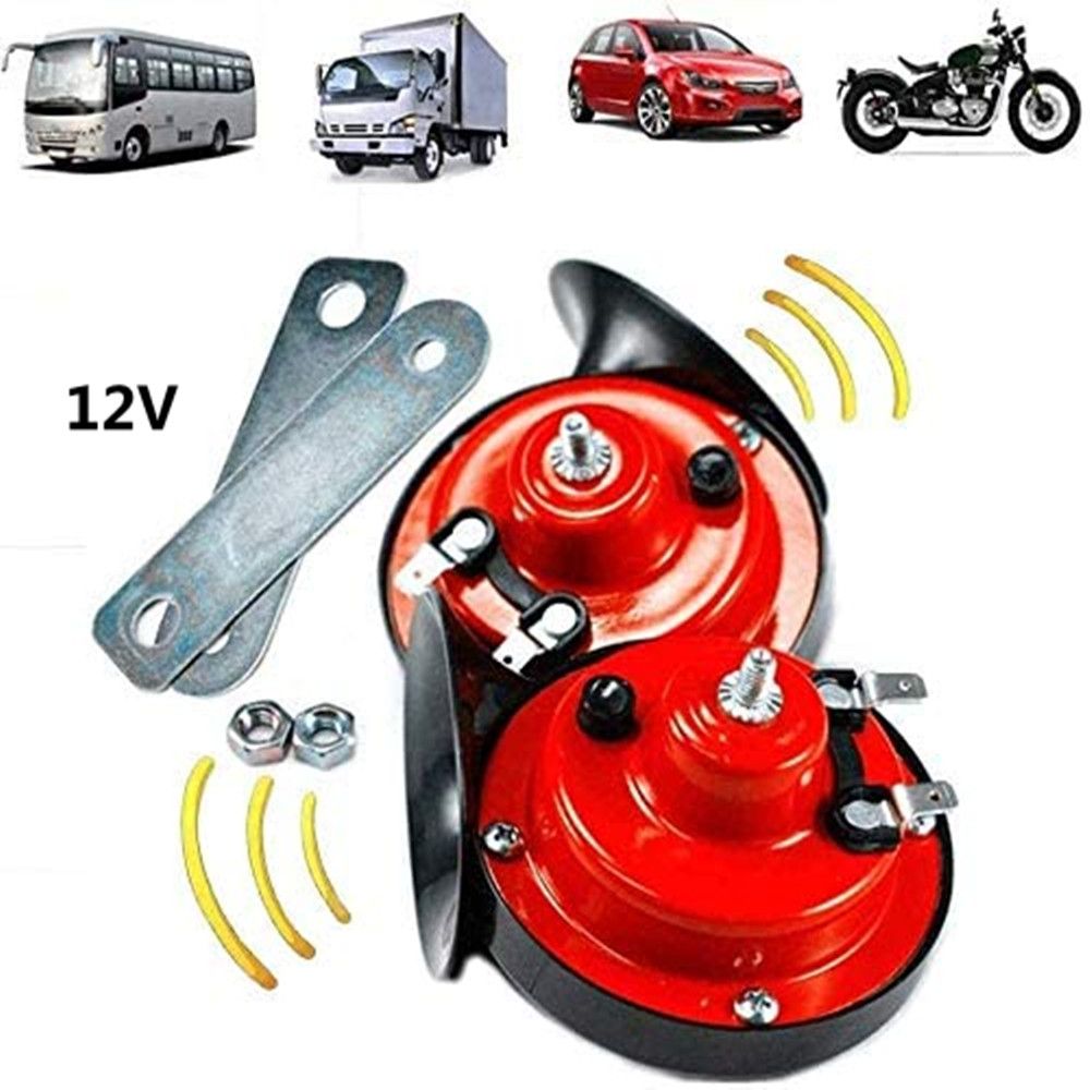 2pcs Super 300 DB Train Horn For Trucks Car Styling 12V