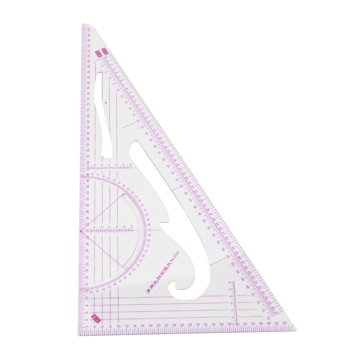Sewing Ruler Set  4 Pcs - Metric Ruler Set French Curve Pattern Grading Ruler Dressmaking Drawing Drafting Measure Template Tools 4 Style For Designers