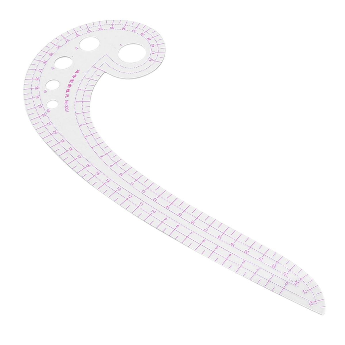 Sewing Ruler Set  4 Pcs - Metric Ruler Set French Curve Pattern Grading Ruler Dressmaking Drawing Drafting Measure Template Tools 4 Style For Designers